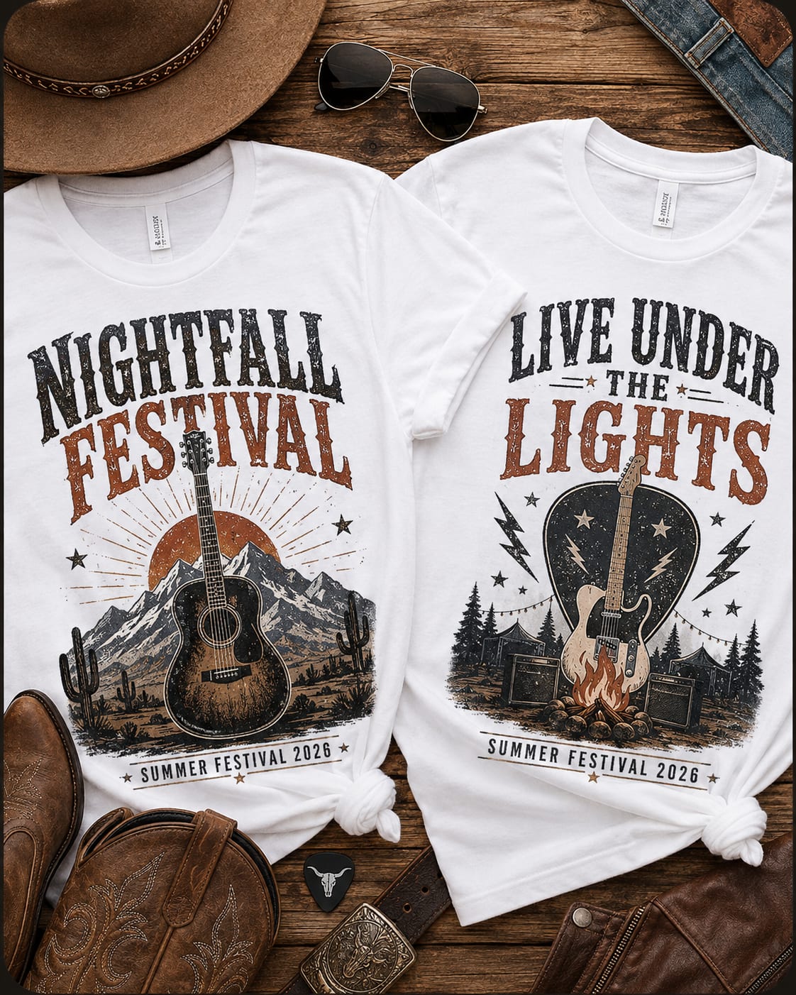 Nightfall Festival country music shirts